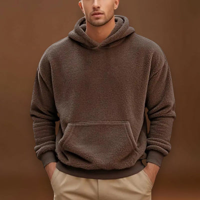 Dezső - Fleec keverék, beépített kapucnival és meleg zsebbel