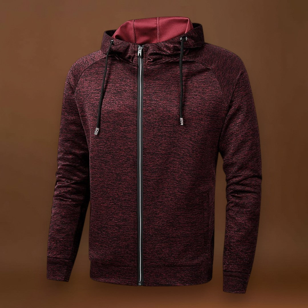 Torda-Kázmér- Beépített Kapucni és Elülső Cipzár a Szél Elleni Védelemért