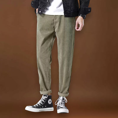 Edvért - Kaki bársony nadrág