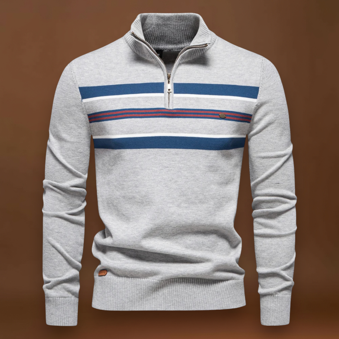 Kornél - UltraKényelmes Lélegző Kötött Pulóver