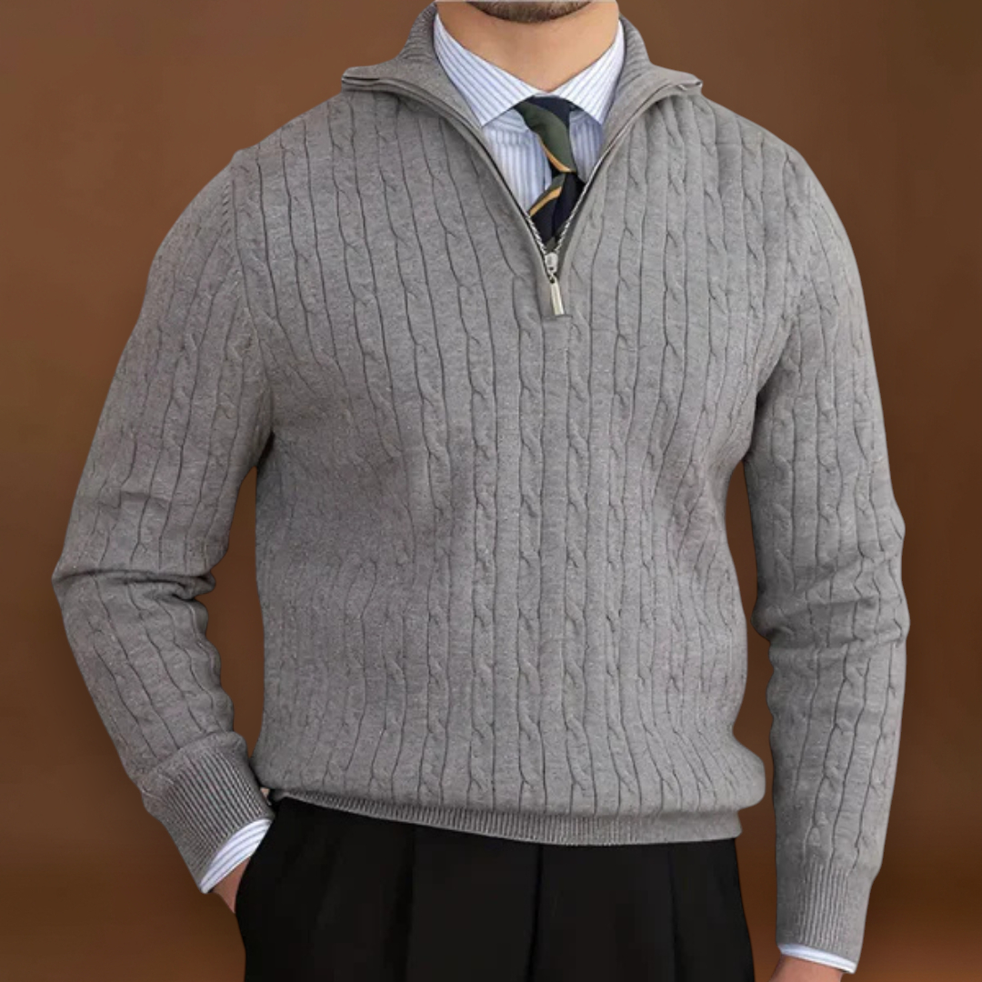 Tura - Organikus Pamut Kötött Pulóver