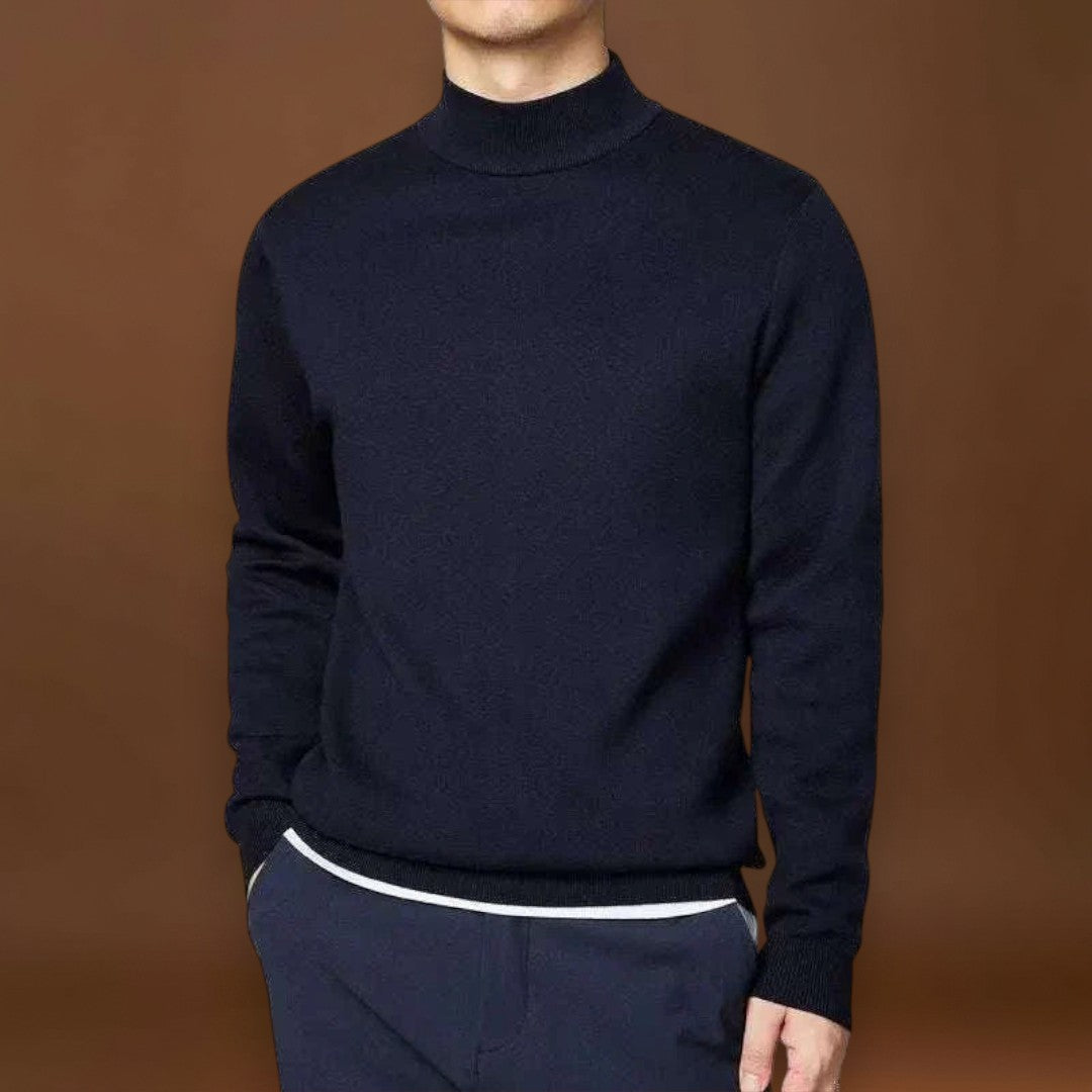 Ákos -  Magas Nyakú Kötött Pulóver