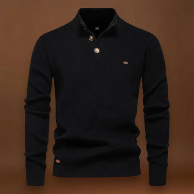 Tormás - Magas Nyakú Kötött Pulóver Kényelmesen