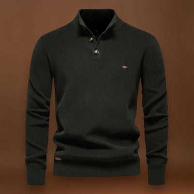 Tormás - Magas Nyakú Kötött Pulóver Kényelmesen