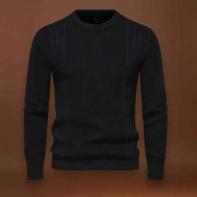 Gyula - Patchwork Kötött Pulóver Többrétegű Kényelem