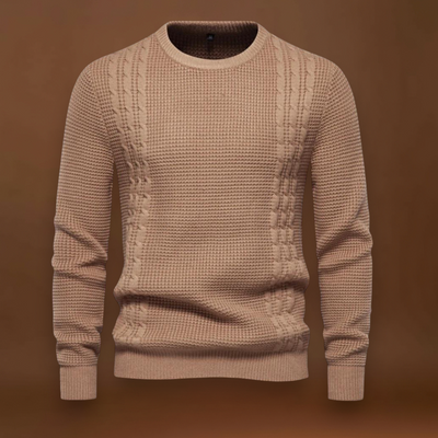 Gyula - Patchwork Kötött Pulóver Többrétegű Kényelem