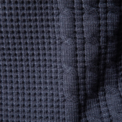 Gyula - Patchwork Kötött Pulóver Többrétegű Kényelem