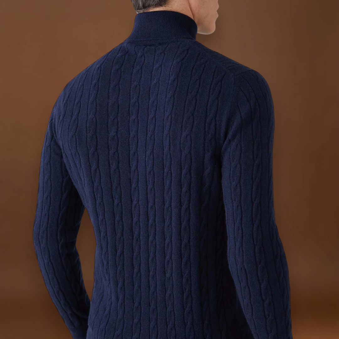 Ulászló - Extra Kényelmes Poliészter Kötött Pulóver