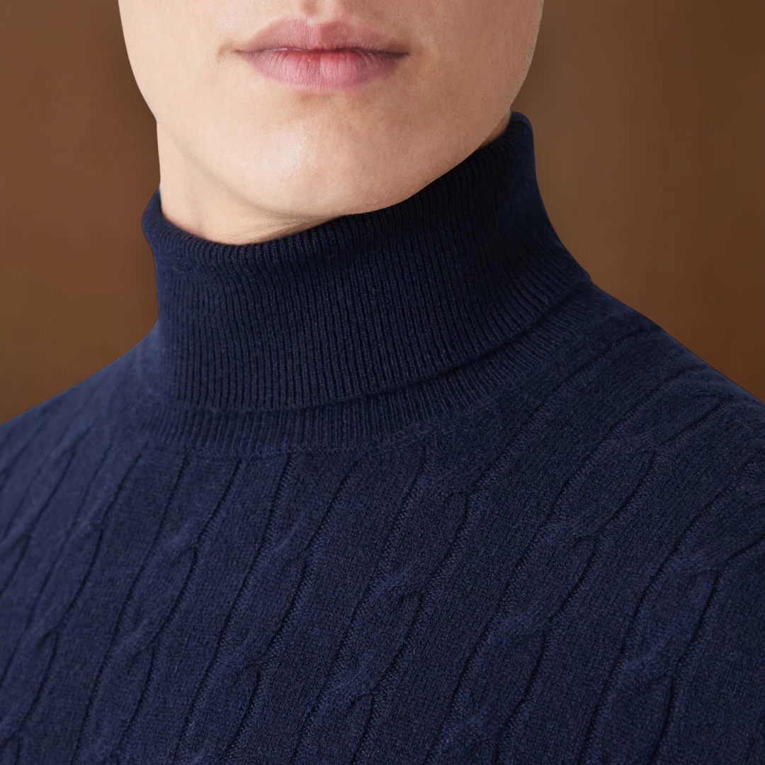 Ulászló - Extra Kényelmes Poliészter Kötött Pulóver