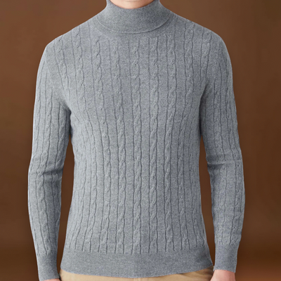 Ulászló - Extra Kényelmes Poliészter Kötött Pulóver