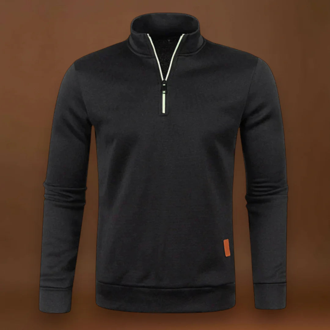 Olivér - Hiperstruktúrált Nyakú Kötött Pulóver