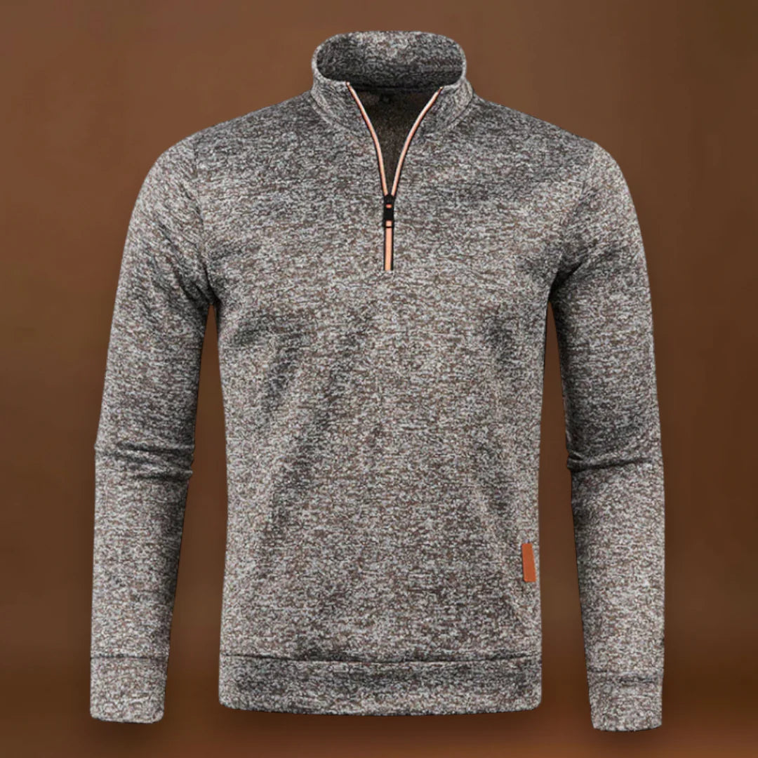 Olivér - Hiperstruktúrált Nyakú Kötött Pulóver