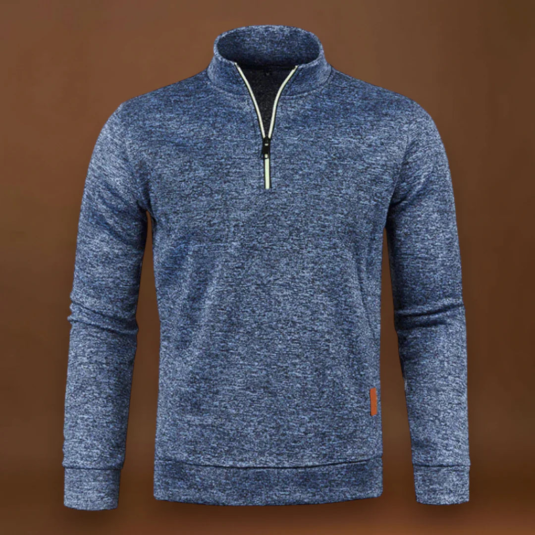 Olivér - Hiperstruktúrált Nyakú Kötött Pulóver