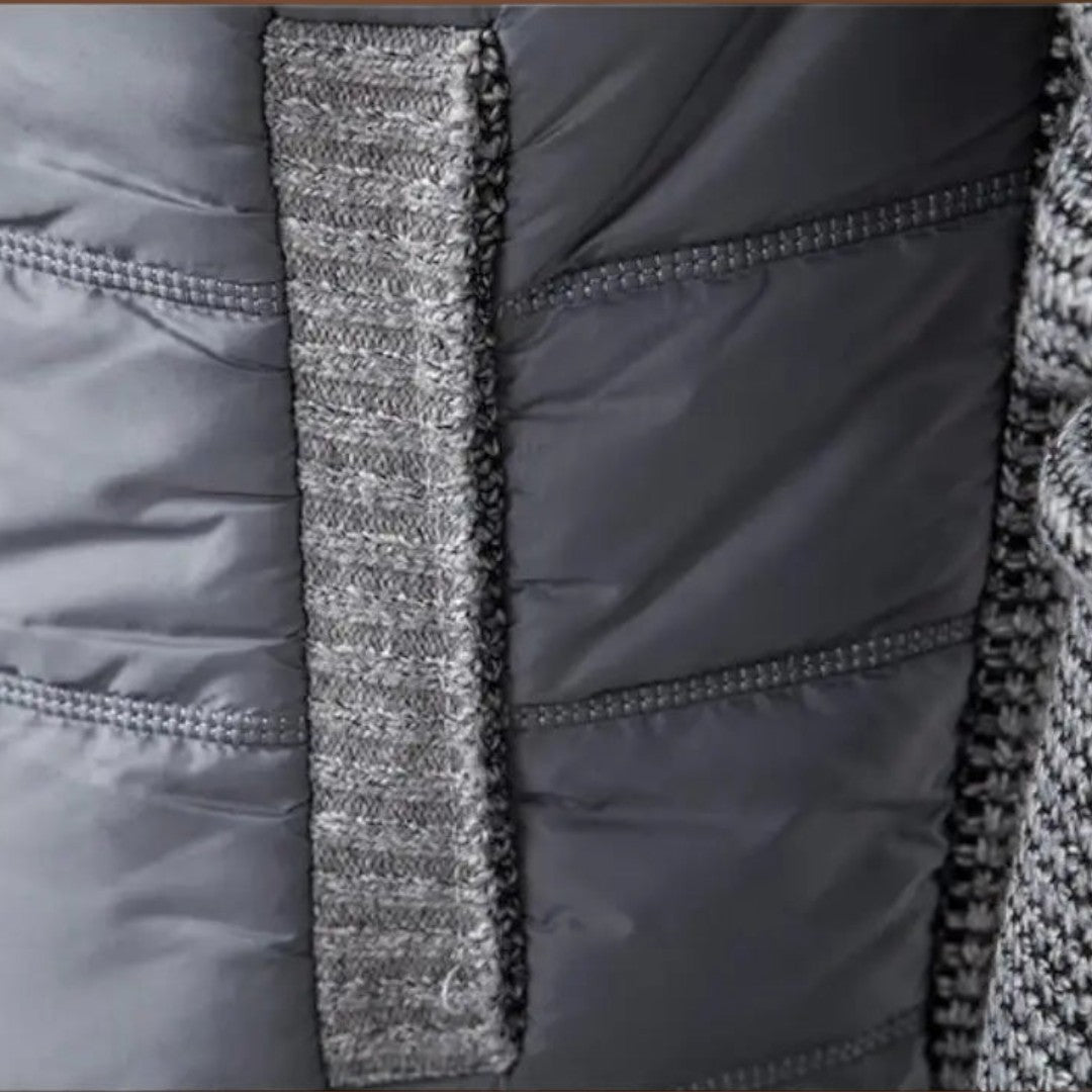 Jenő - Cipzáras Kötött Pulóver