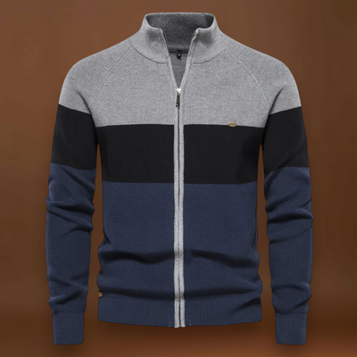 Károly - Cipzáras Kötött Kardigán