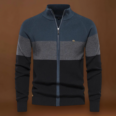 Károly - Cipzáras Kötött Kardigán