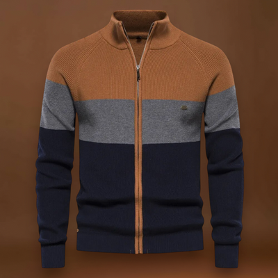 Károly - Cipzáras Kötött Kardigán