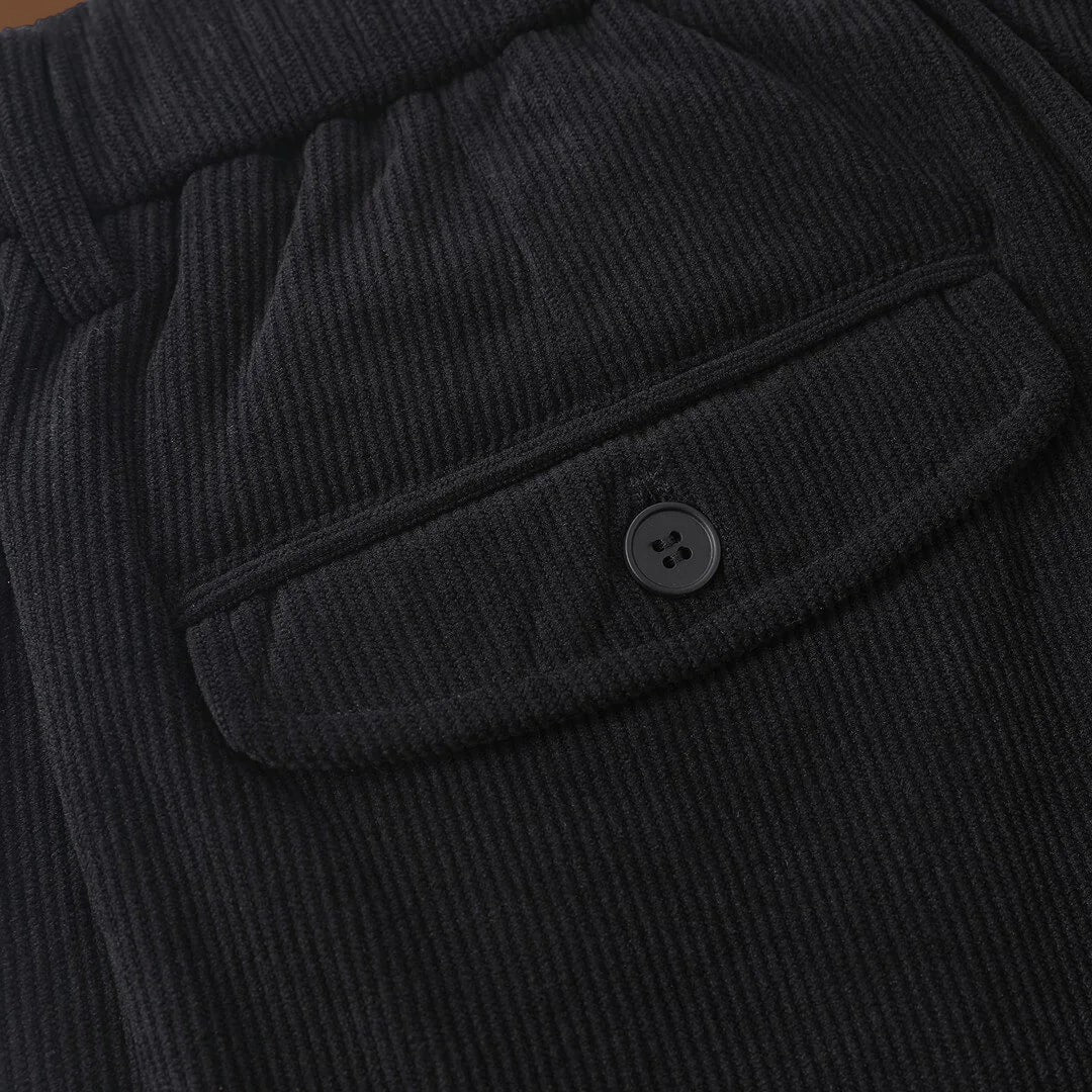 Elvin - Fekete bársony nadrág