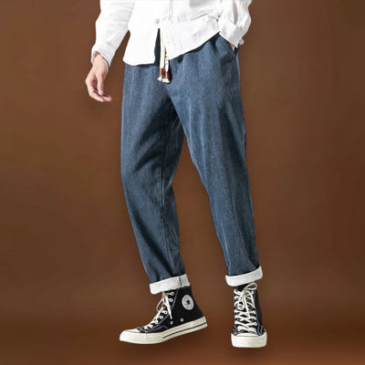 Dencső - Kényelmes farmernadrág bézs