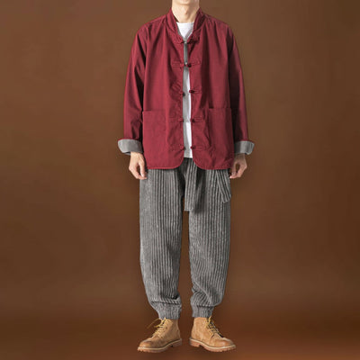 Gergel - Kamel színű kordbársony nadrág