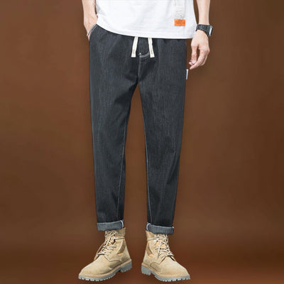 Egri - Komfortos Fekete Farmer Nadrág