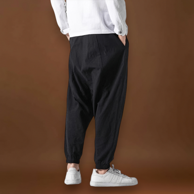 Csanádi - Kényelmes japán nadrág Fekete