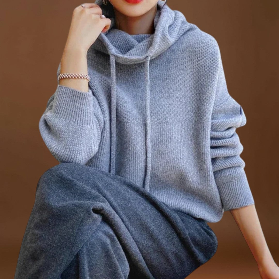 Edna - Kényelmes Magas Nyakú Pulóver