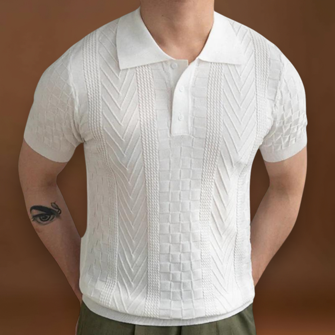 Emőd – Texturált Jacquard és Slim Vágás