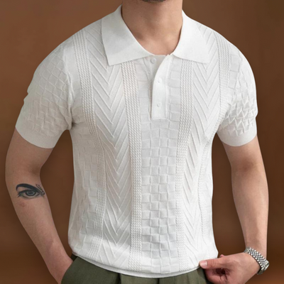 Emőd – Texturált Jacquard és Slim Vágás
