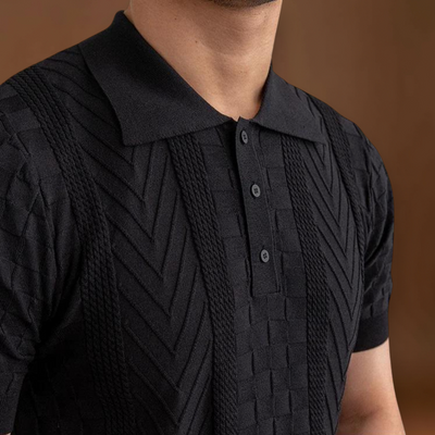 Emőd – Texturált Jacquard és Slim Vágás