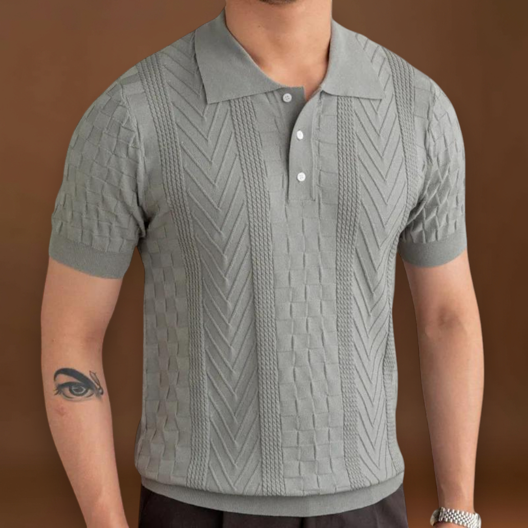 Emőd – Texturált Jacquard és Slim Vágás