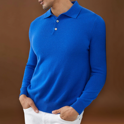 Ármin - Polo Pulóver Kötött Anyagból