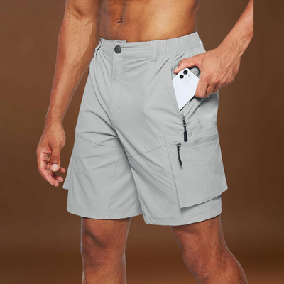 Poliészter keverék rövidnadrág – Több zseb és biztonságos tárolás