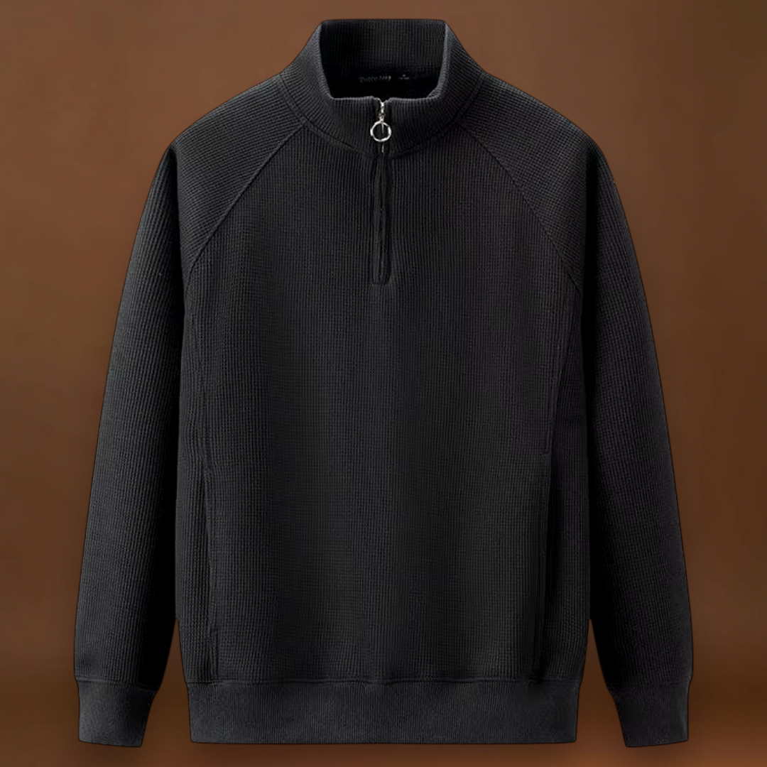 Juhász - Pulóver Poliészter Kevert Frontal Cipzárral