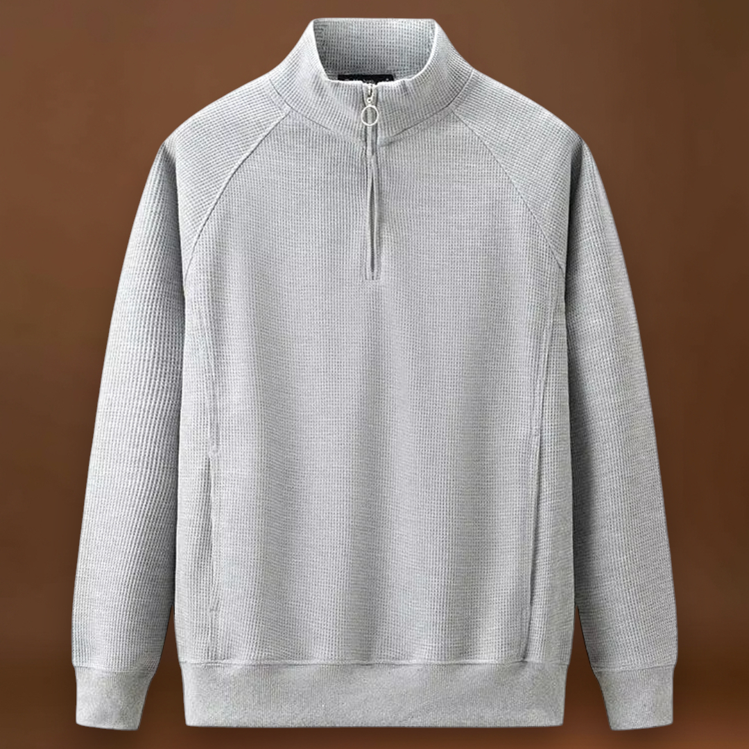 Juhász - Pulóver Poliészter Kevert Frontal Cipzárral