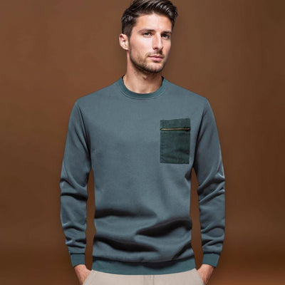 Előd - Kényelmes Kerek Nyakú Pulóver