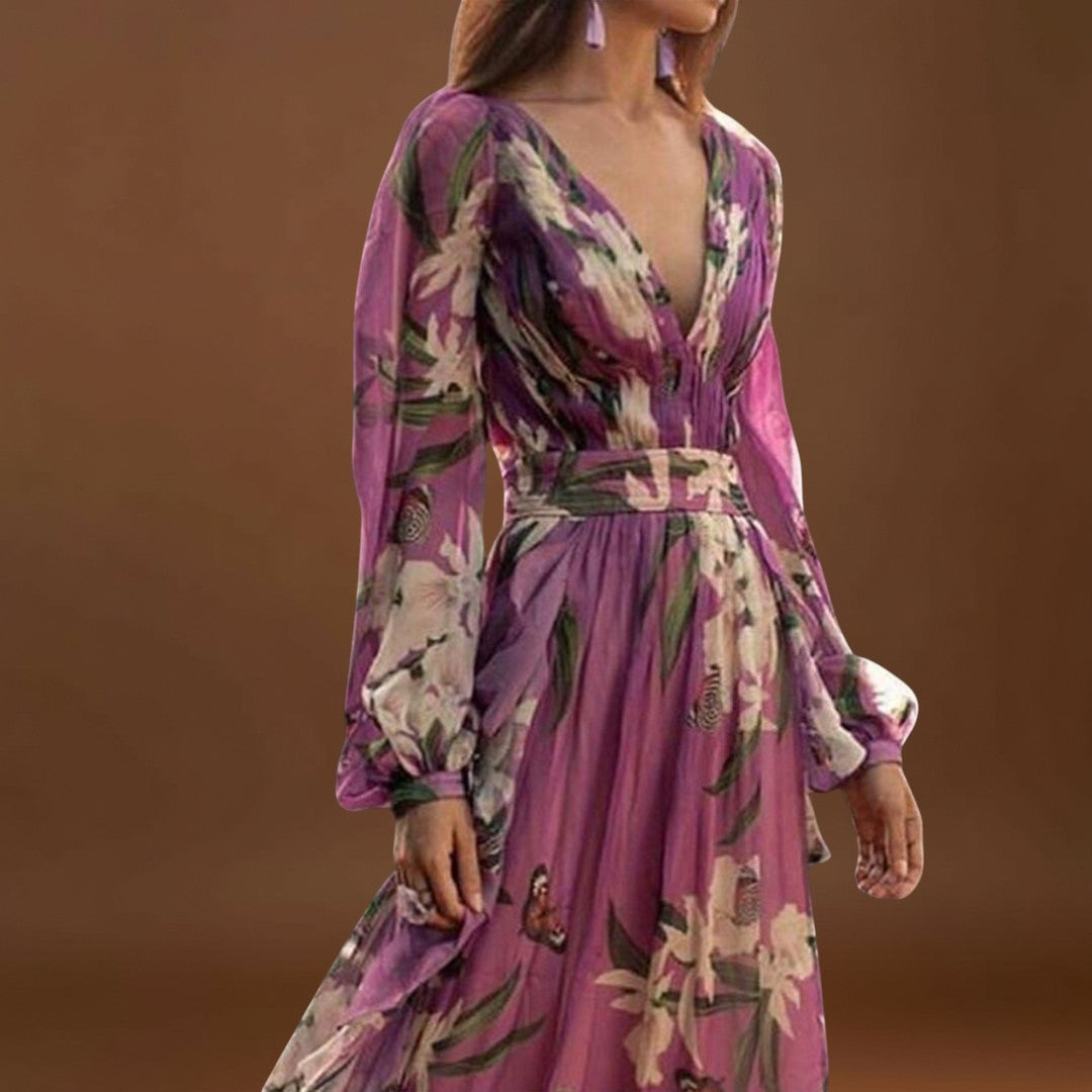 Gyöngyi - Magas minőségű elegáns maxi ruha