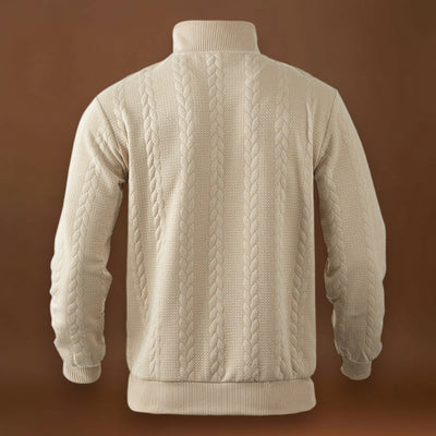 Tivadar - Fél-Zip Pulóver Finom Lélegző Szövet