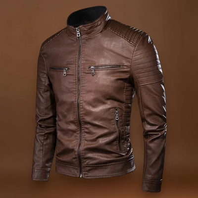 Kristián- Klasszikus bőrkabát