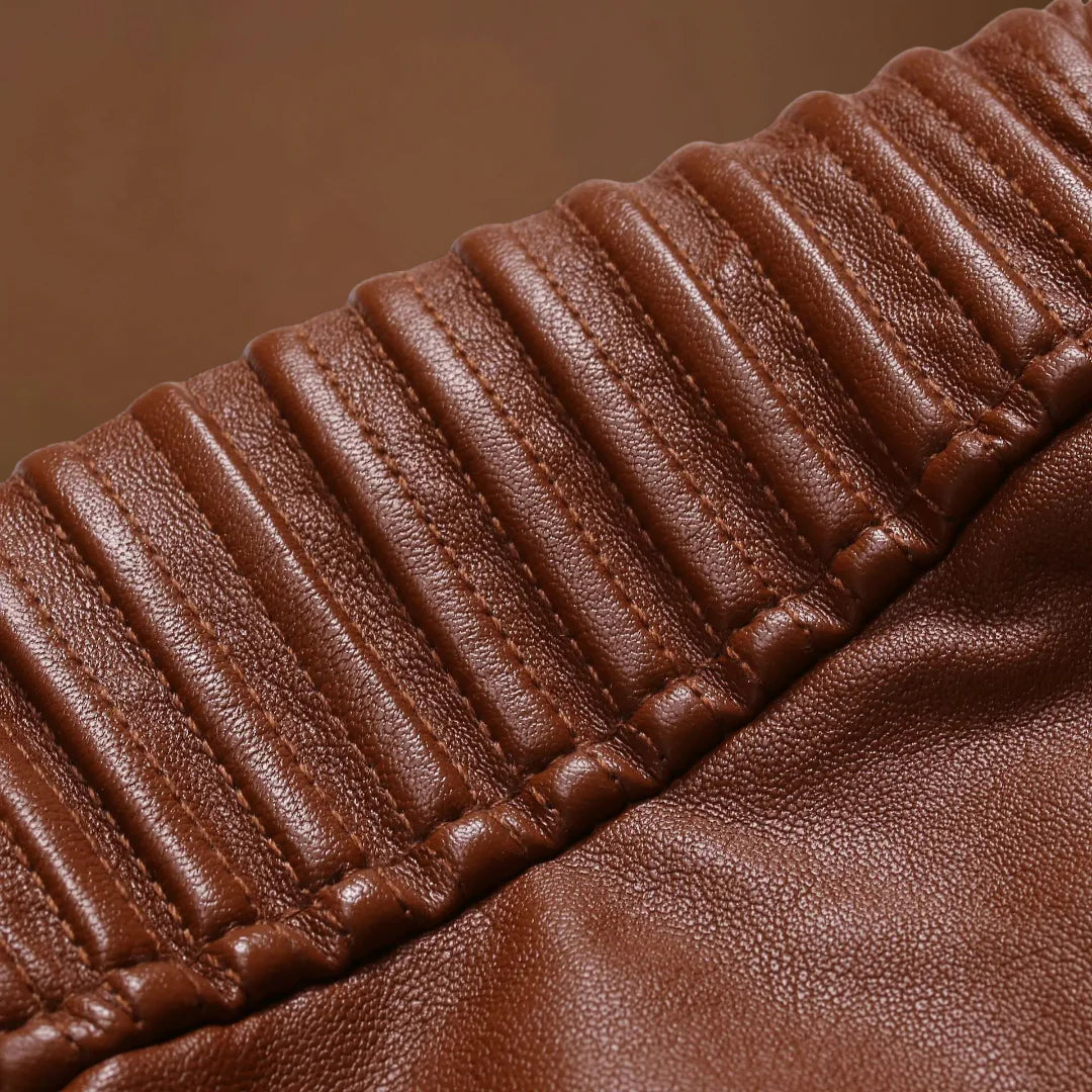 Kristián- Klasszikus bőrkabát