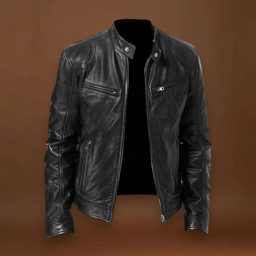 Mándi - Kényelmes bőrkabát