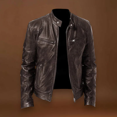 Mándi - Kényelmes bőrkabát