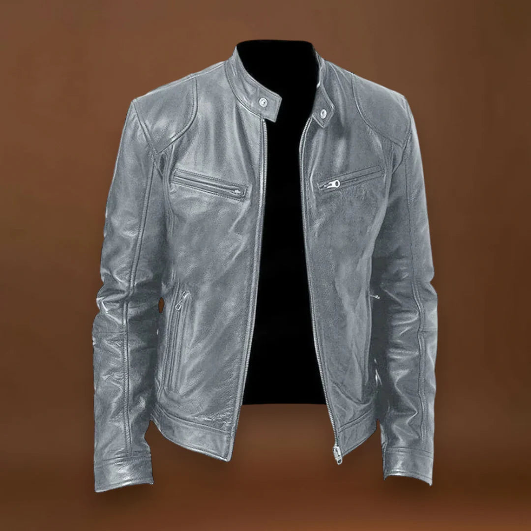 Mándi - Kényelmes bőrkabát