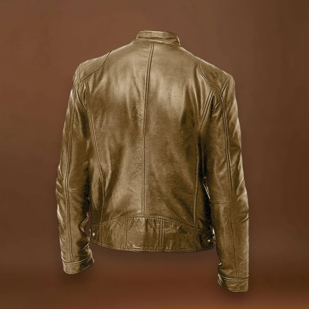 Mándi - Kényelmes bőrkabát