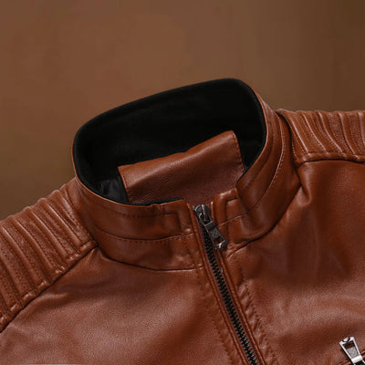 Kristián- Klasszikus bőrkabát