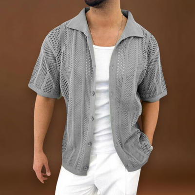 Csaba– Rövid Ujjú Horgolt & Lélegző Hűtés