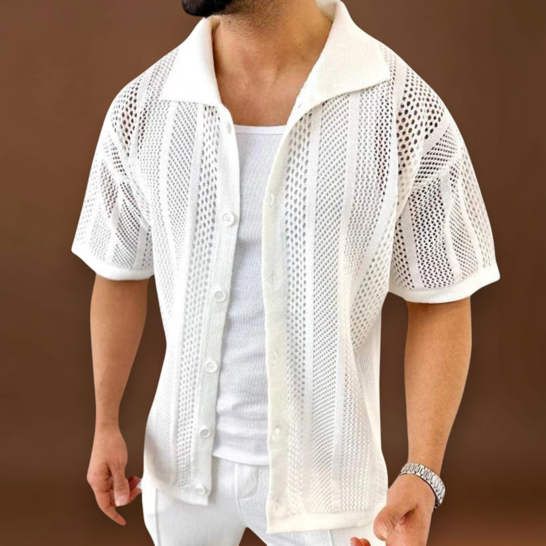 Csaba– Rövid Ujjú Horgolt & Lélegző Hűtés