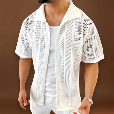 Csaba– Rövid Ujjú Horgolt & Lélegző Hűtés