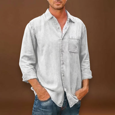 Evin - Hosszú Ujjú Farmer Ing Gombos Elülső Rész