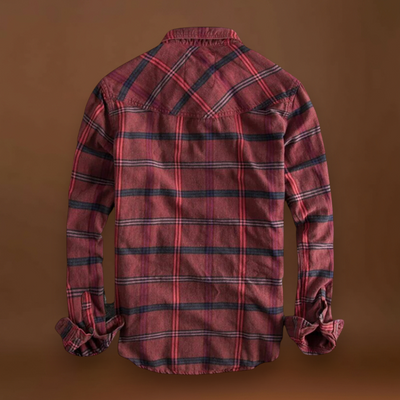 Csizmadia – Állítható Flanelkeverék Gombos Gallérral